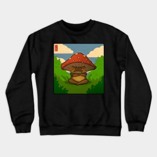 grumpy toadstool toad Crewneck Sweatshirt